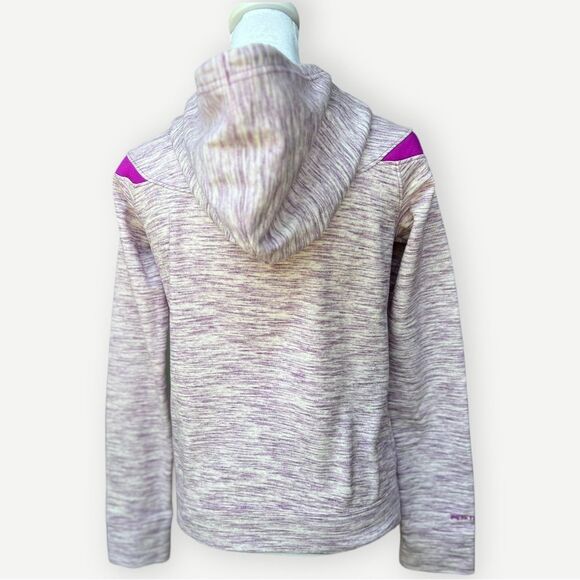 Under Armour Cold Gear Purple Hooded Zip Up Jacket. Logo on Pocket. XS. - Picture 2 of 8